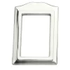Rectangular Sterling Silver Frame Wtih Scalloping