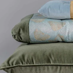 Rectangular Zeta Cushion in Floreal Jacquard Fabric