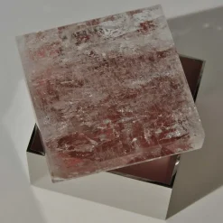 Red Quartz Brass Box