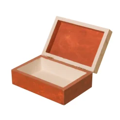 Red Rectangular Florentine Box