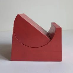Red Wood Magazine Rack by Pietro Meccani