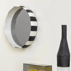 Reflections Ninfea 50 Black and White Mirror