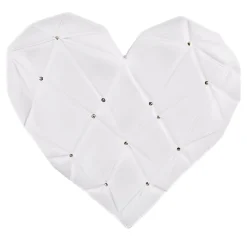 Regina di Cuori White Gold Decorative Pottery