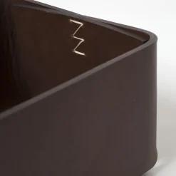 Regular Dark-Brown Towels Holder by Oscar Maschera