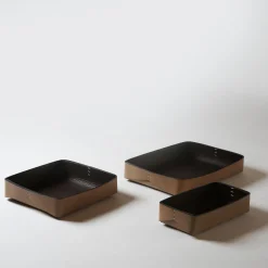 Regular Large Square Vide Poche by Oscar Maschera
