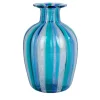 Reticello Blue Vase