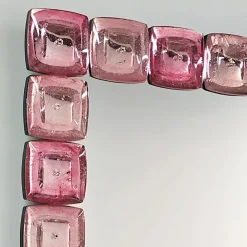 Rettangolo Rubino Murano Glass Wall Mirror