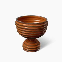 Revolver Orange and Brown Goblet by Christoph Radl