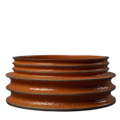 Revolver Orange and Brown Bowl by Christoph Radl