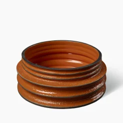 Revolver Orange and Brown Bowl by Christoph Radl