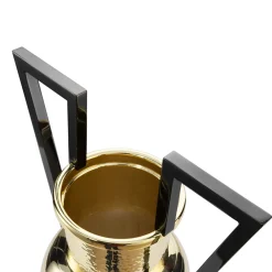 Rhodos Golden & Black Amphora Vase