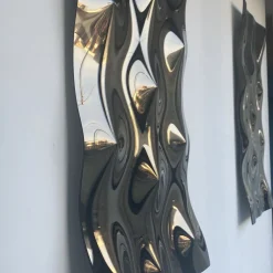 Rialto Bronze Mirror Decorative Glass Wall Panel
