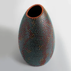 RIC-4 Chameleon Polychrome Vase by A. Mancuso/Analogia Projects