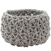 Ricami Gray Basket by Rosanna Contadini