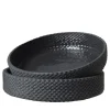 Ricotta Set of 4 Small Black Bowls