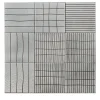 Righe Set of 44 Gray Tiles by Margherita Rui