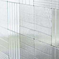 Righe Set of 44 Gray Tiles by Margherita Rui