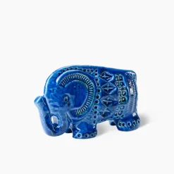 Rimini Blu Elephant Figurine by Aldo Londi
