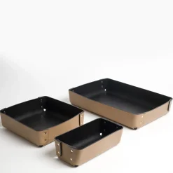 Rivets Attilio Olm-Toned Vide Poche by Claude Bouchard