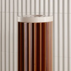 Rombini A Brown and Rose Vase by Ronan & Erwan Bouroullec