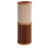 Rombini B Brown and Rose Vase by Ronan & Erwan Bouroullec