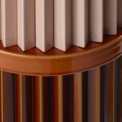 Rombini B Brown and Rose Vase by Ronan & Erwan Bouroullec