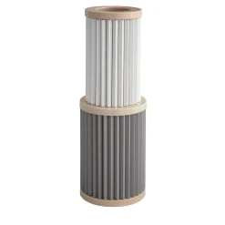 Rombini C White and Gray Vase by Ronan & Erwan Bouroullec