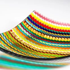 Rombo Multicolor Murano Glass Centerpiece by Andrea Orso