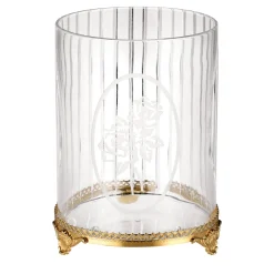 Rose Crystal Waste Basket