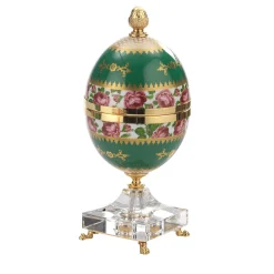 ROSES EGG BOX with 4 parfume bottles