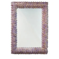 Roseto Glicine Oro Rectangular Wall Mirror