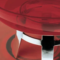 Round Table Limited Edition Red Centerpiece by Ettore Sottsass
