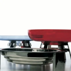 Round Table Limited Edition Red Centerpiece by Ettore Sottsass