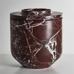 Royal Large Vase in Rosso Lepanto