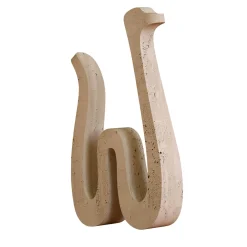 Safari Travertine Snake Sculpture