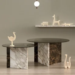 Safari Travertino Ostrich Sculpture