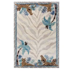 Safari White Hand Tufted Rug