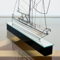 Saint Barth Metal Sail Boat