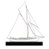 Saint Tropez Metal Sail Boat