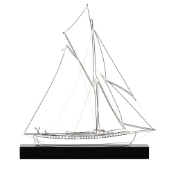 Saint Tropez Metal Sail Boat