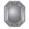 Salviati Octagonal Silver Wall Mirror