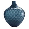 Samarcanda Medium Balloton Air-Force Blue Decorative Vase