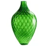 Samarcanda Tall Balloton Pine-Green Decorative Vase