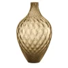 Samarcanda Tall Balloton Brown Decorative Vase