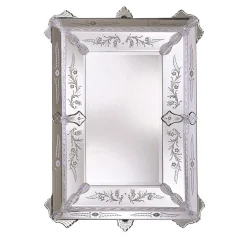 San Marco Murano Glass Wall Mirror