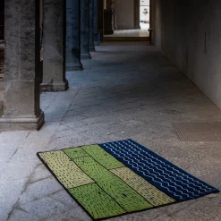 Sapphire Streams Handmade Wool Rug