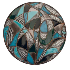 Sassi di Mare Optical Multicolor Decorative Plate