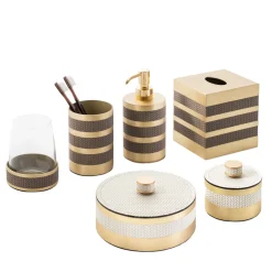 Saturno Large White Round Box with Lid