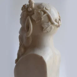 Satyr with grapes Carrara Marble Sculpture