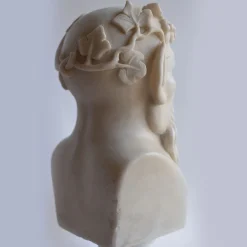 Satyr with grapes Carrara Marble Sculpture